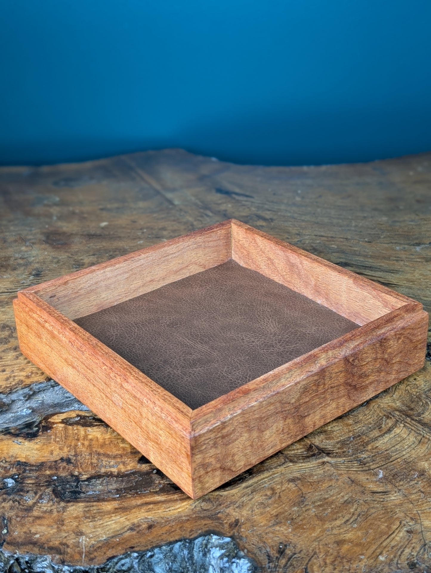 Dice Tray | African Tulip Wood | Personal image 0
