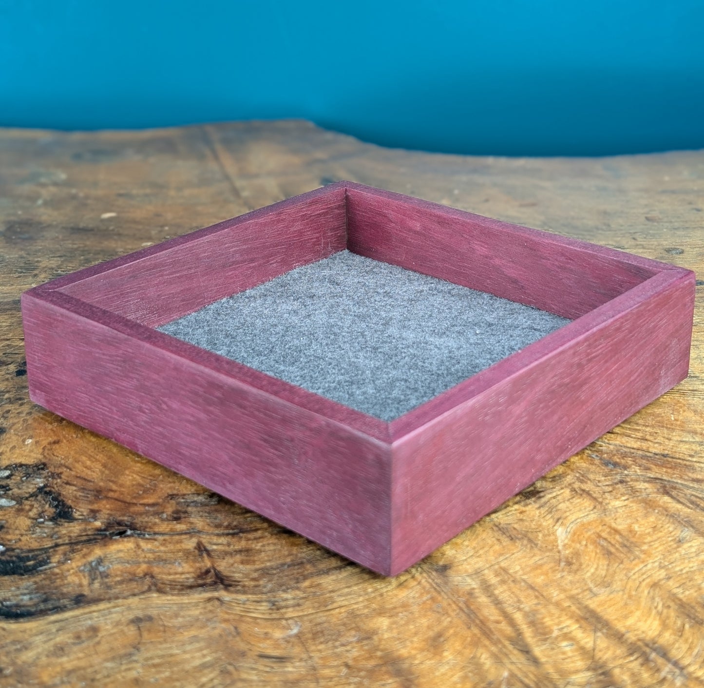 Dice Tray | Purpleheart | Personal Rolling Tray image 0