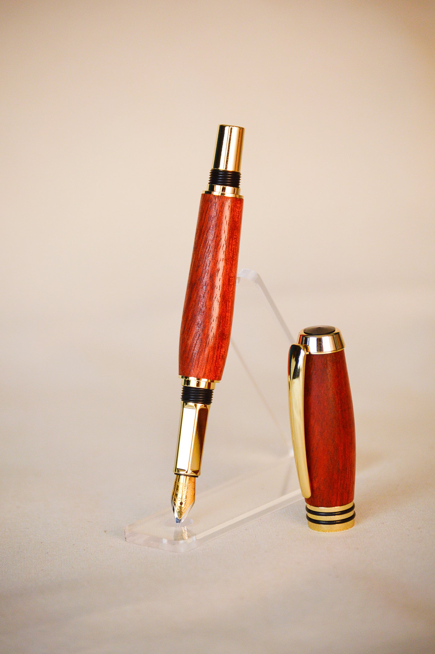 Sage Quill | Bloodwood | 24k Golden Wood Pen image 0
