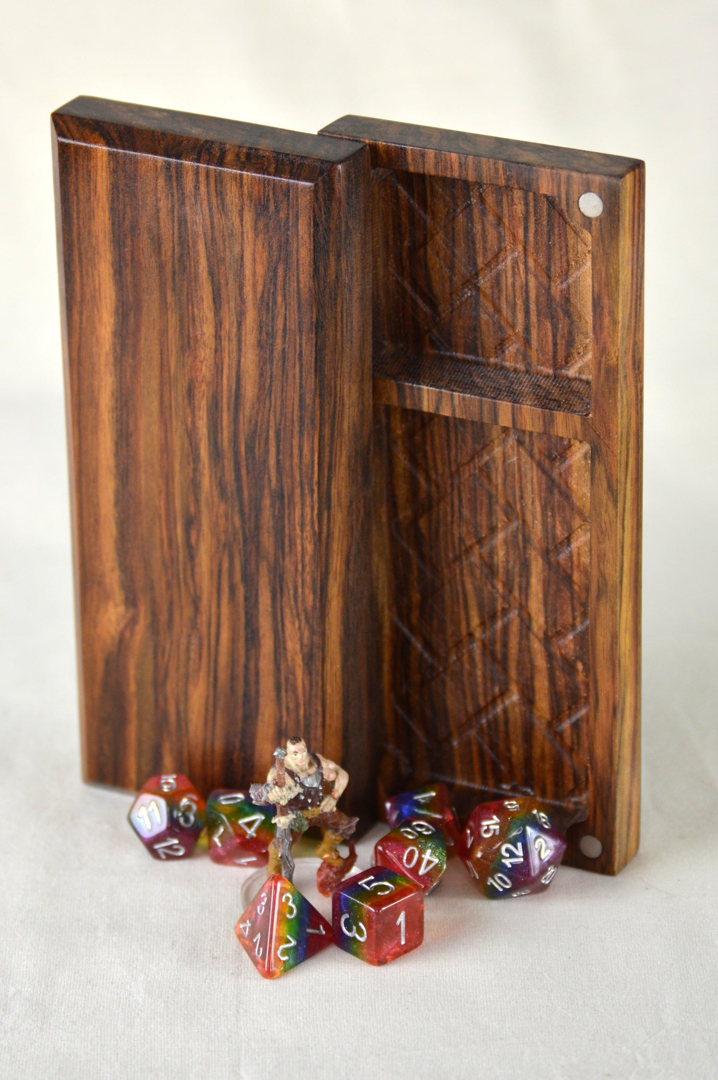 Carribean Rosewood | Dice and Miniature Box