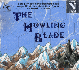 The Howling Blade - A Borg Module (Print + PDF)