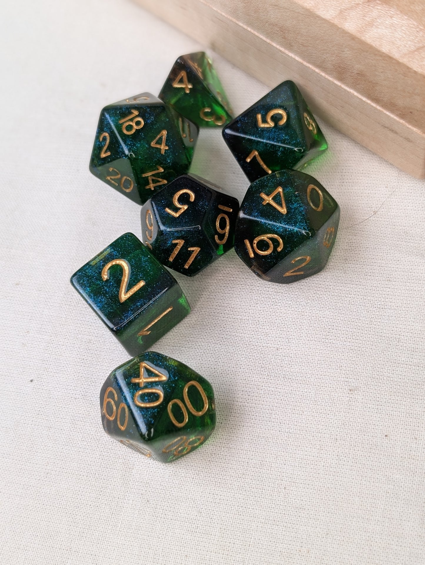 Arcanoglass | Polyhedral Dice image 2