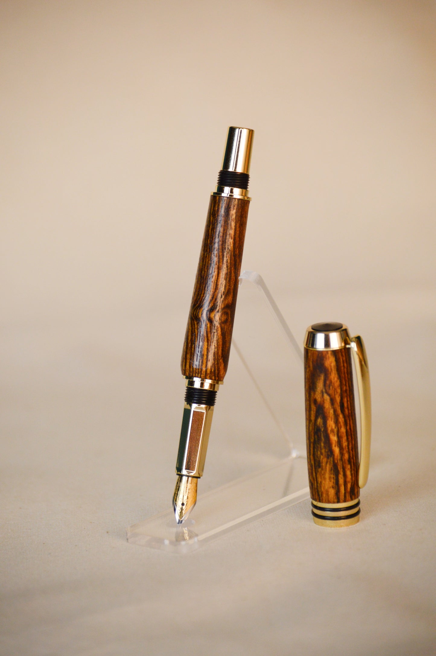 Sage Quill | Bolivian Rosewood | 24k Gold & Wood Pen image 4