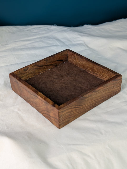 Dice Tray | Chechen Caribbean Rosewood | Personal image 0