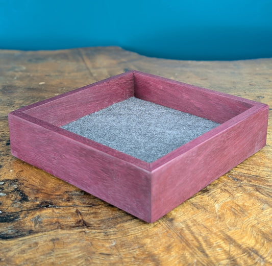 Dice Tray | Purpleheart | Personal Rolling Tray image 0