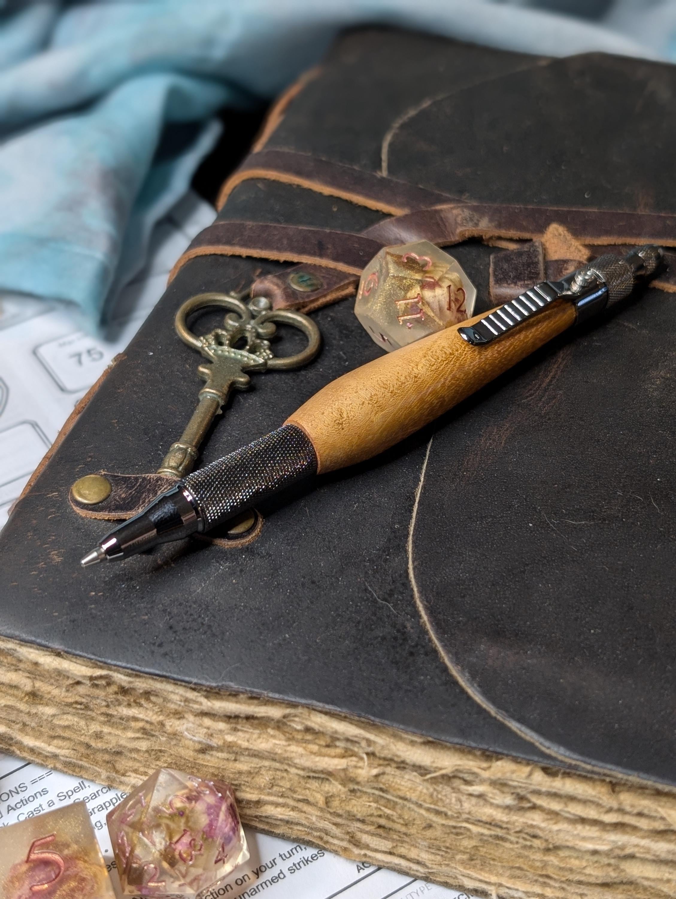 Apprentice Quill | Yellow Mora | Mechanical Pencil (.7mm) | Gunmetal Finish image 1