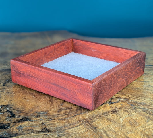 Dice Tray | Padauk | Personal Rolling Tray image 0