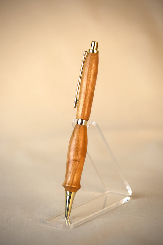 Hero Quill: Cherry w Gold Finish