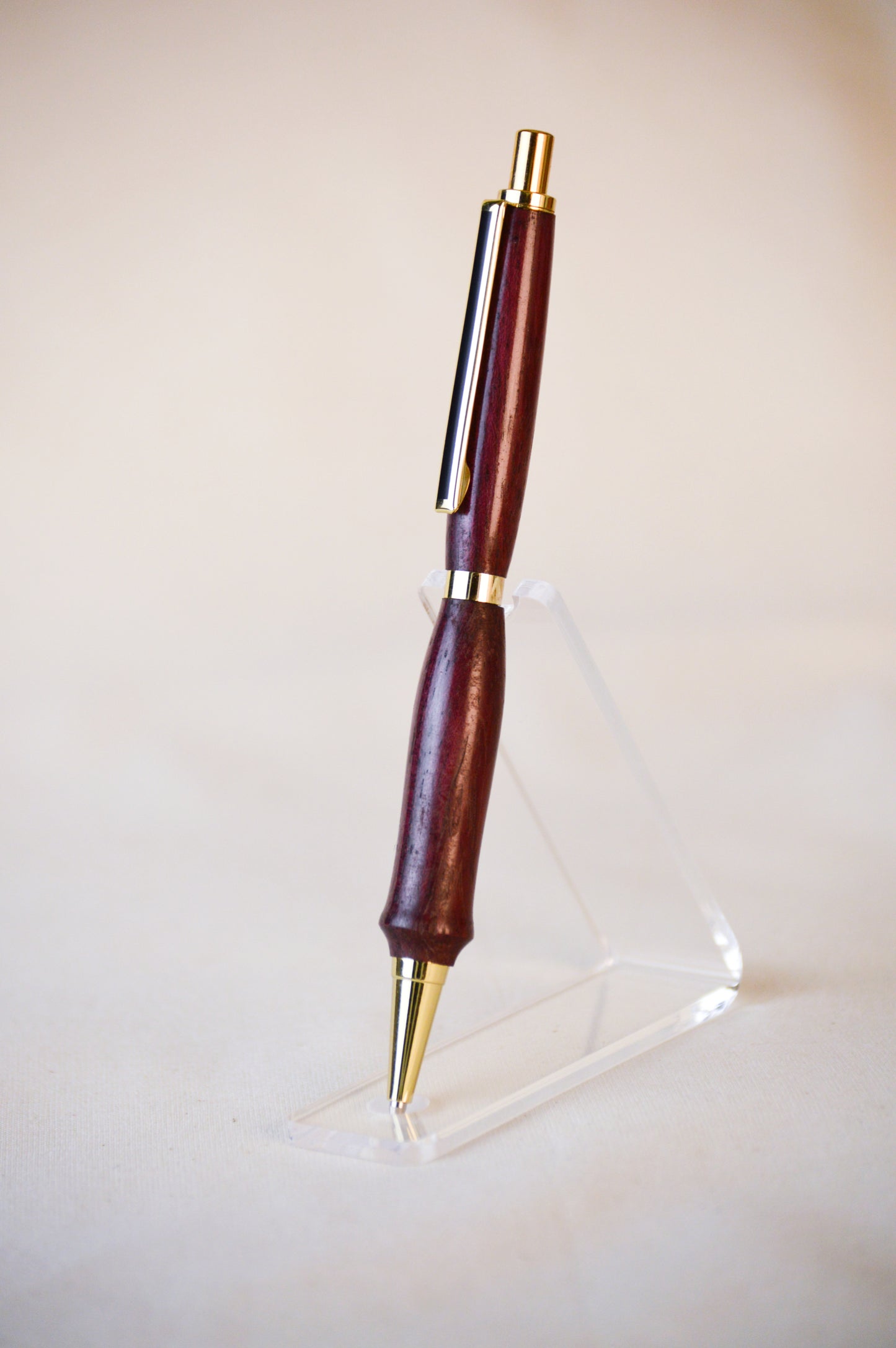 Hero Quill | Purplerheart w Gold Finish