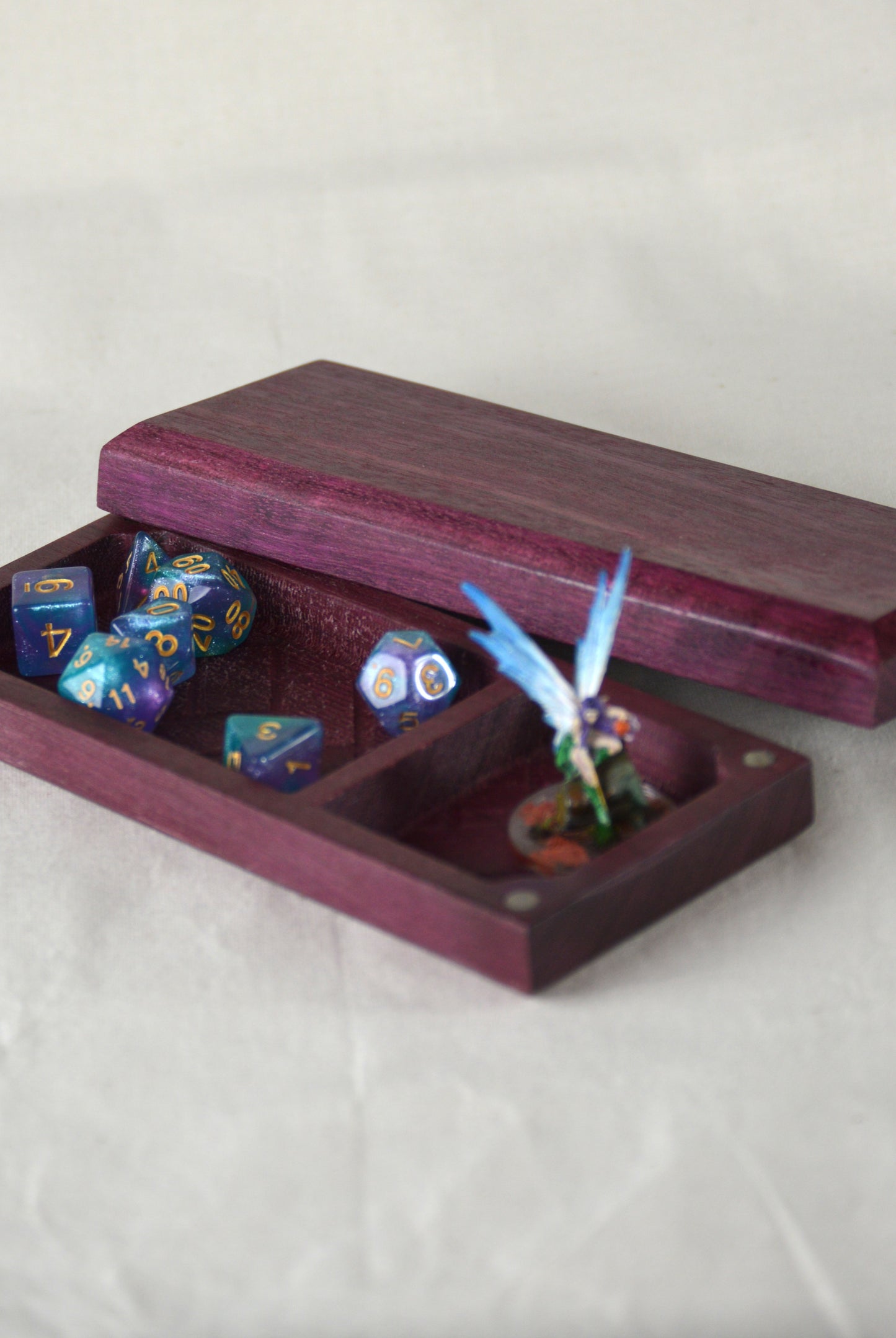 Purpleheart | Dice and Miniature Box