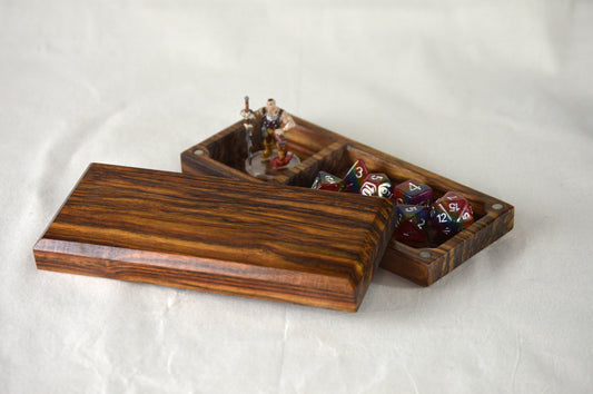 Carribean Rosewood | Dice and Miniature Box