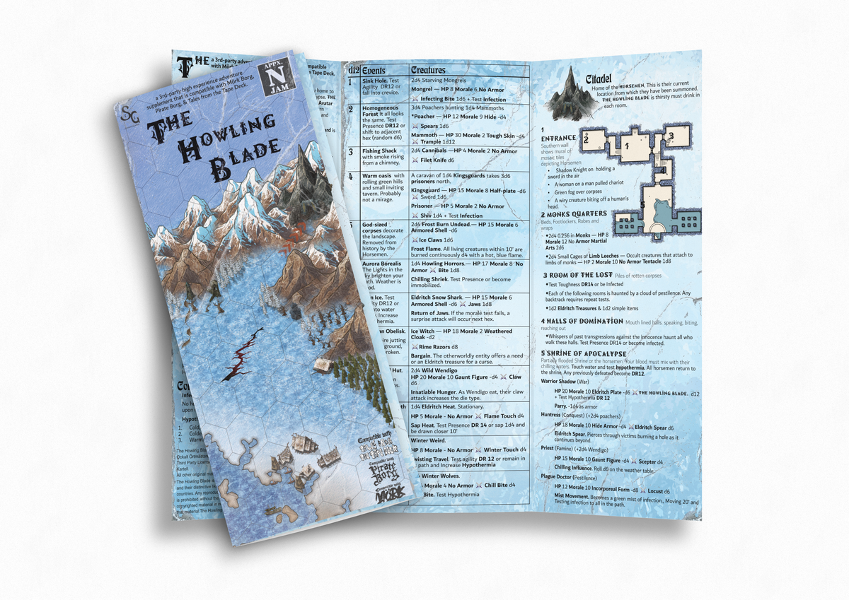 The Howling Blade - A Borg Module (Print + PDF)