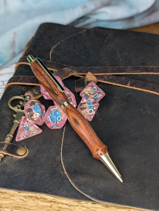 Hero Quill | Bolivian Rosewood w Gold Finish