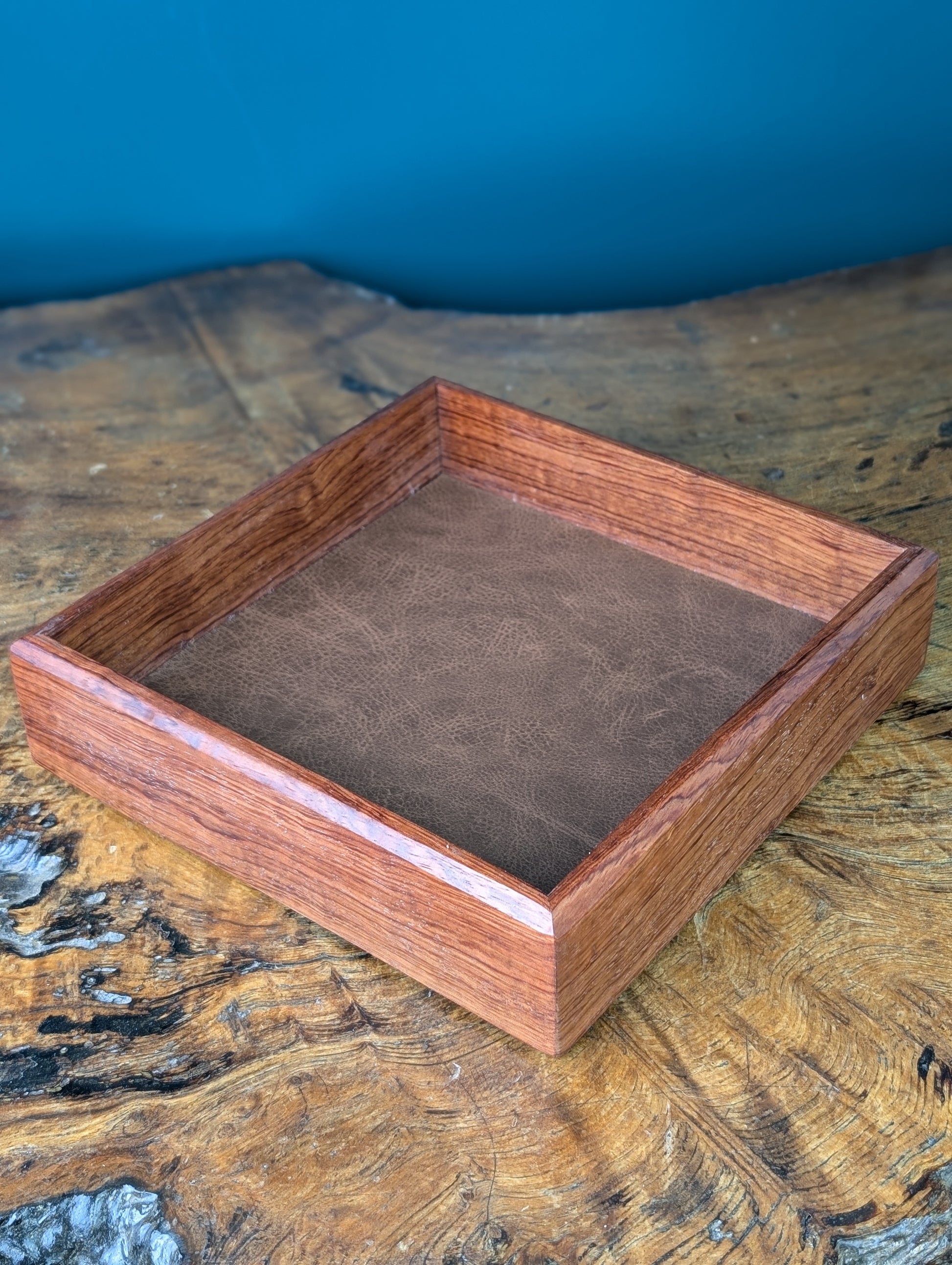 Dice Tray | African Rosewood | Large image 0