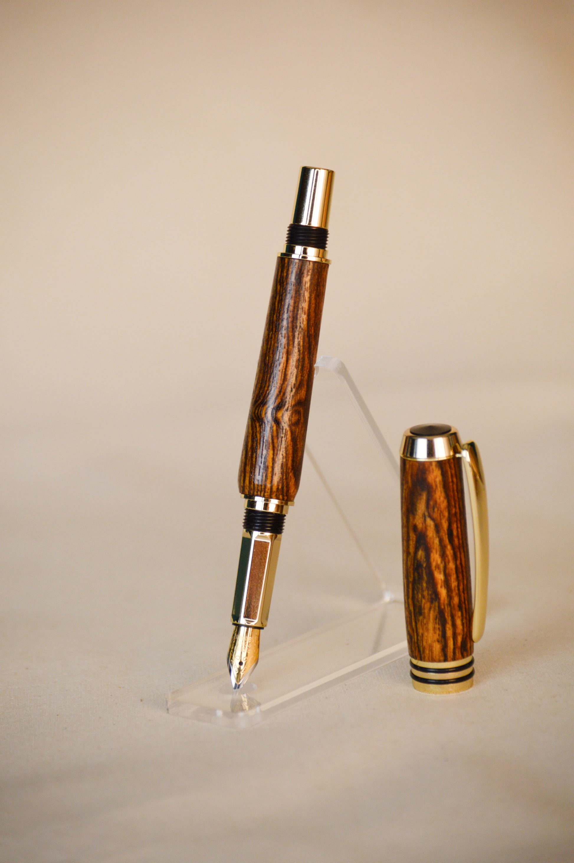 Sage Quill | Bolivian Rosewood | 24k Gold & Wood Pen image 4